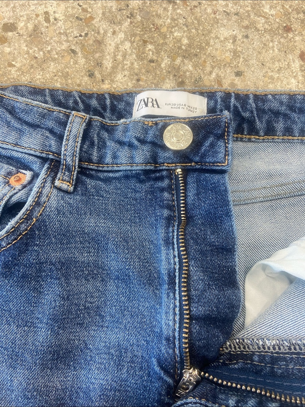 Zara Blue Denim Jeans